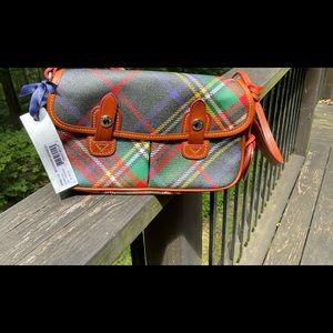 NWT D&B charcoal Messenger Crossbody bag